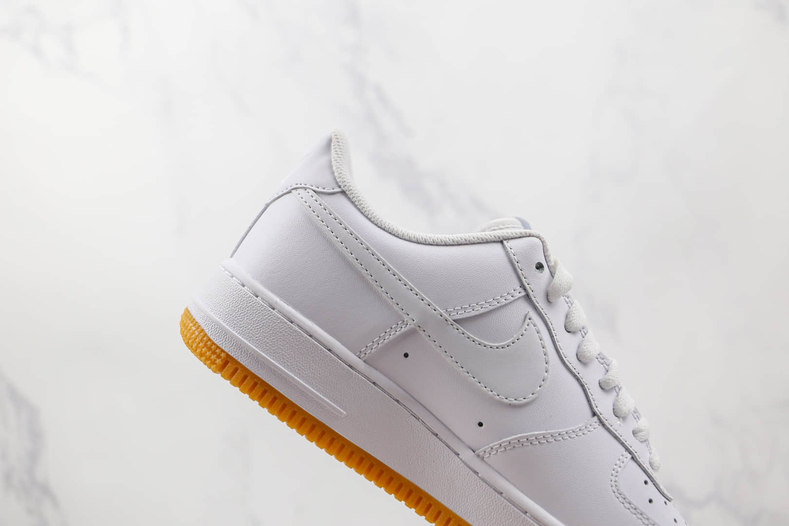 耐克Nike Air Force 1 Low 07纯原版本低帮空军一号白色生胶底板鞋内置气垫 货号:DJ2739-100
