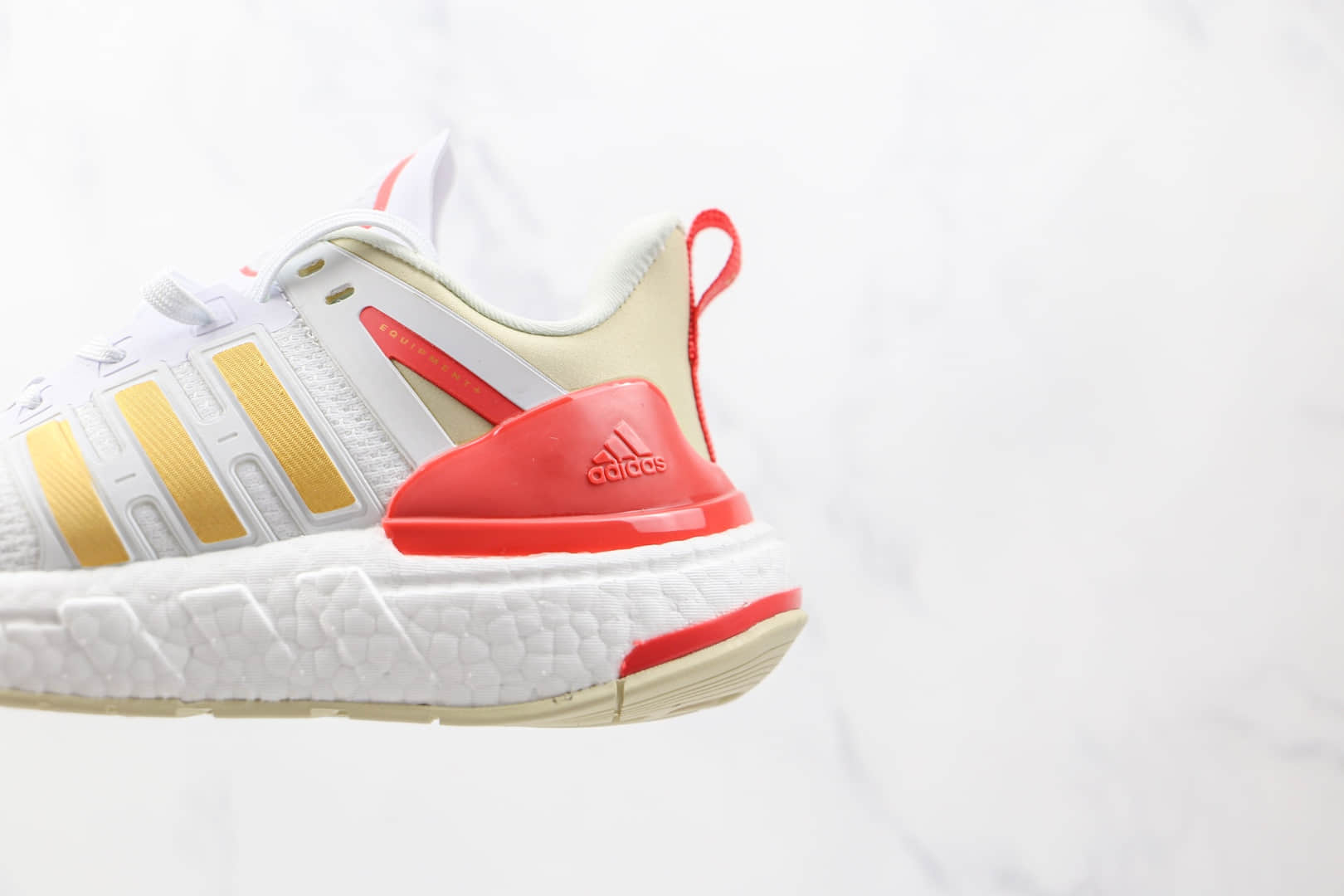 阿迪达斯Adidas EQUIPMENT+纯原版本白黄粉红色EQT爆米花跑鞋原鞋开模一比一 货号：H02754