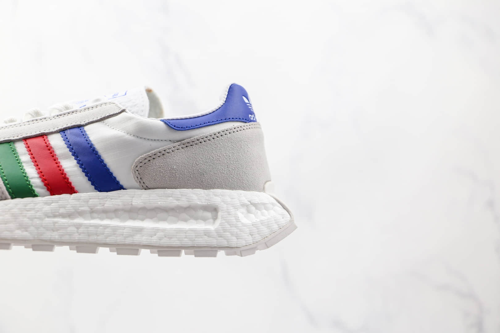 阿迪达斯adidas Retropy E5纯原版本运动休闲爆米花跑鞋白彩虹色原档案数据开发 货号:Q47513