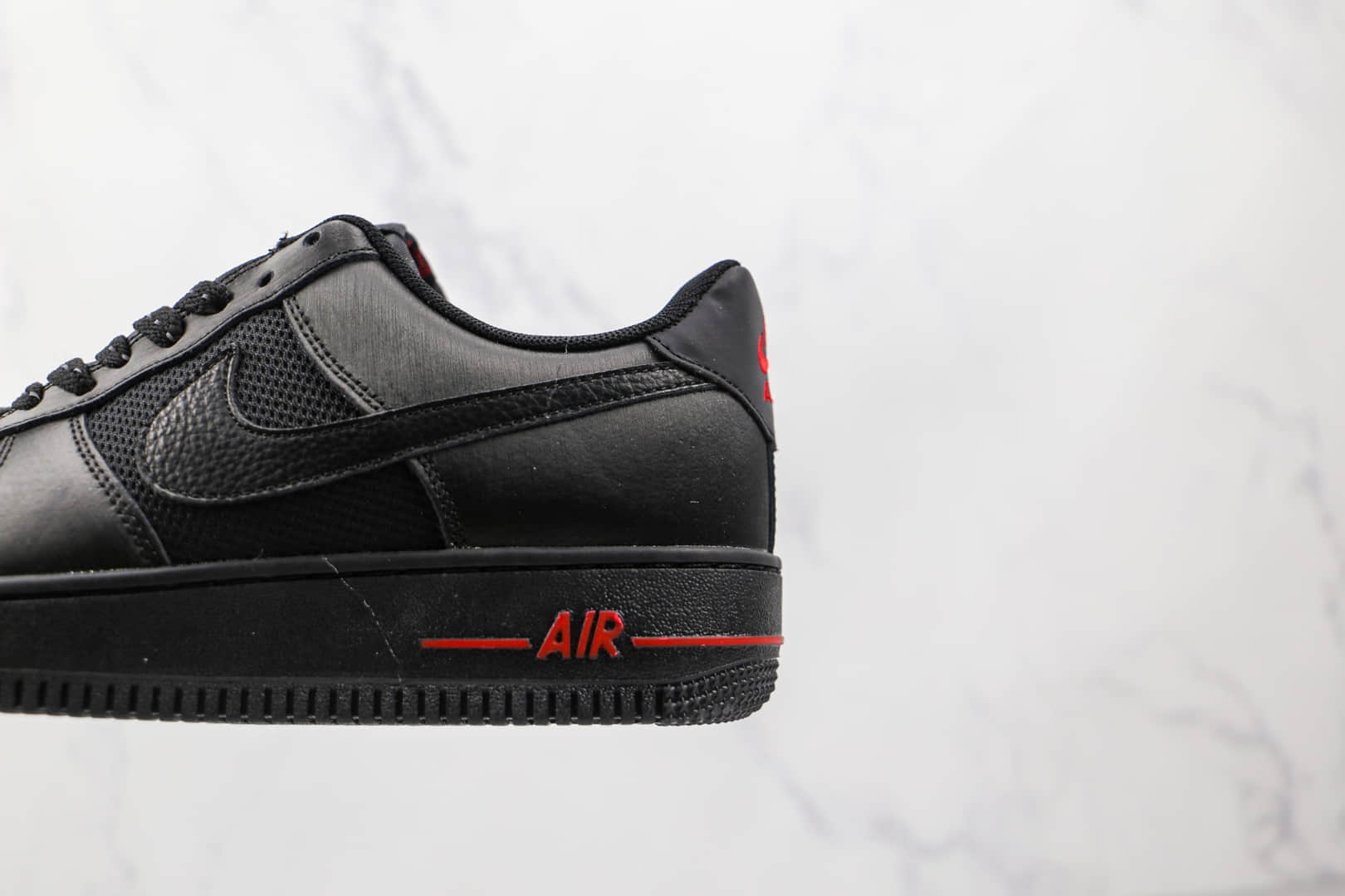 耐克Nike Air Force 1 Low纯原版本空军一号低帮AF1黑红3M反光原标原盒 货号:DO6389-001
