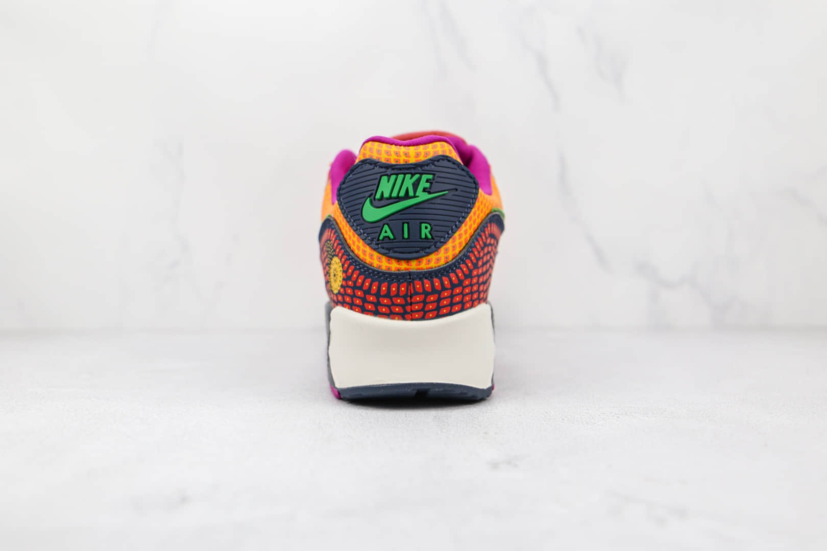 耐克Nike Air Max 90 SE “Day Of The Dead”纯原版本半掌气垫跑鞋Max90亡灵节彩色拼接原盒钢印 货号:DC5154-458