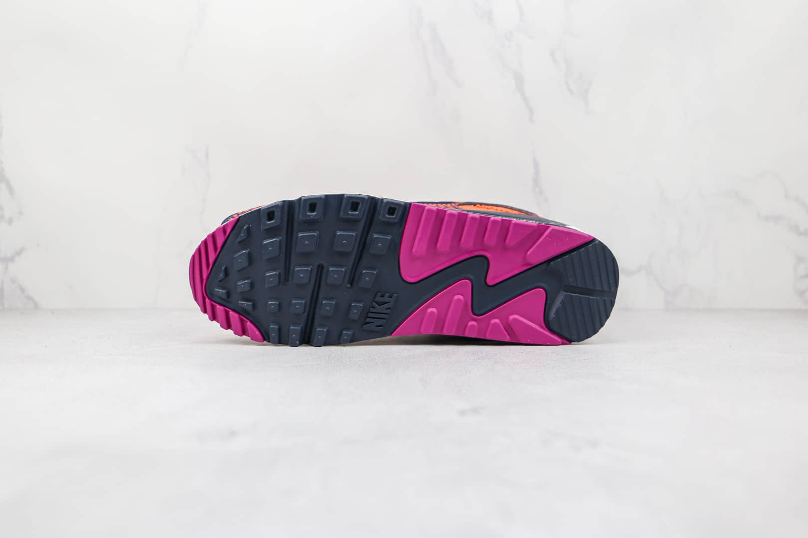 耐克Nike Air Max 90 SE “Day Of The Dead”纯原版本半掌气垫跑鞋Max90亡灵节彩色拼接原盒钢印 货号:DC5154-458