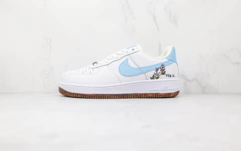 耐克Nike Air Force 1'07 LV8纯原版本低帮空军一号植物刺绣白棕色板鞋原鞋开模一比一打造 货号:CZ0269-100