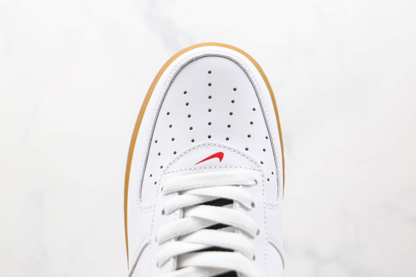 耐克Nike AIR FMRCE 1 07 Have a Nike Da纯原版本低帮空军一号白黑色笑脸生胶底板鞋内置气垫 货号：DO5856-100