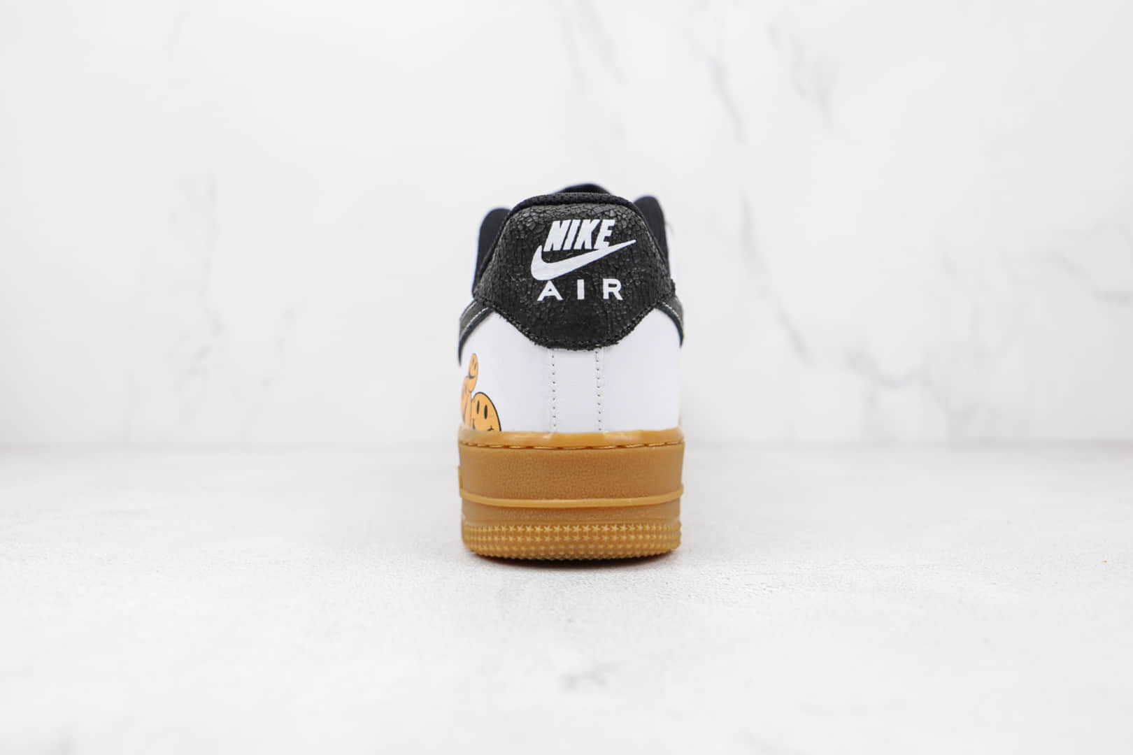 耐克Nike AIR FMRCE 1 07 Have a Nike Da纯原版本低帮空军一号白黑色笑脸生胶底板鞋内置气垫 货号：DO5856-100