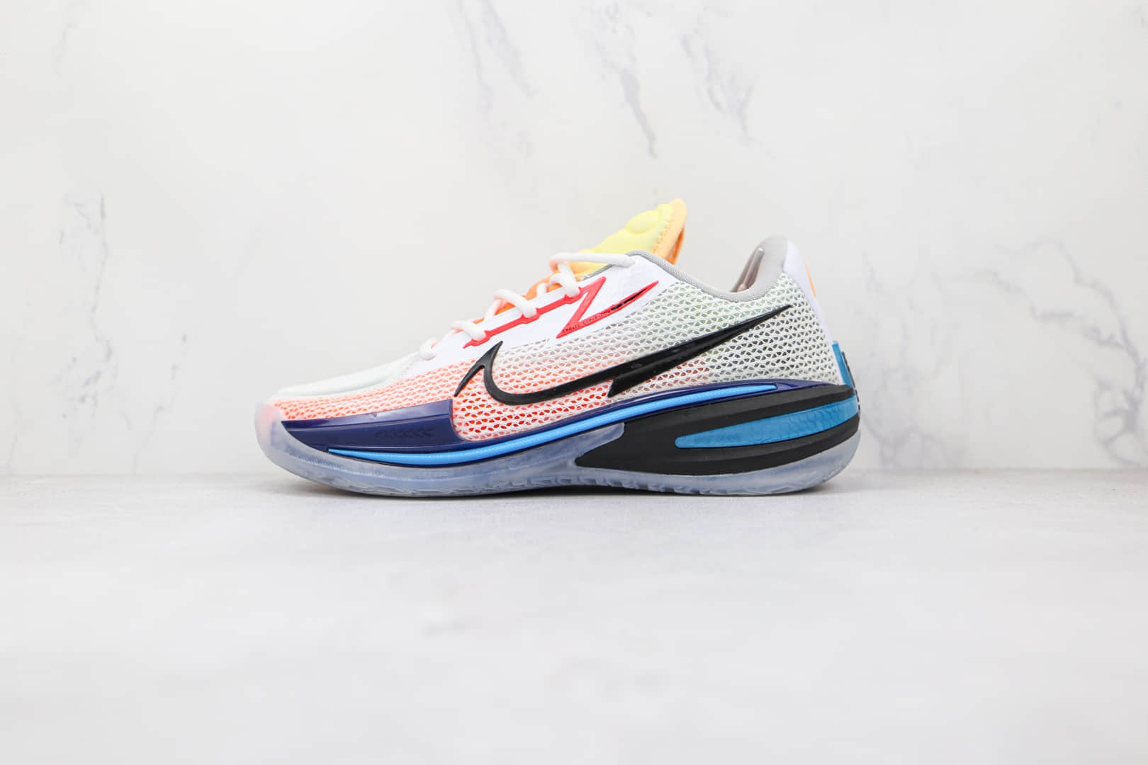 耐克Nike Zoom GT Cut纯原版本白黑红蓝色GT篮球鞋原档案数据开发 货号:CZ0175-101
