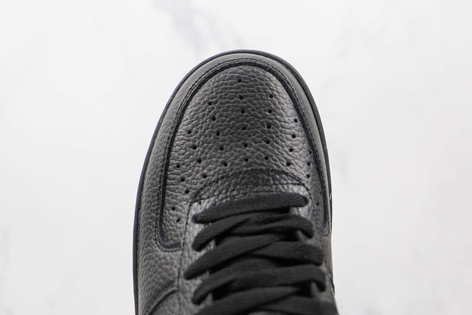 耐克Nike AIR FMRCE 1 07纯原版本低帮空军一号黑白色绿尾板鞋内置气垫 货号:DO6394-001