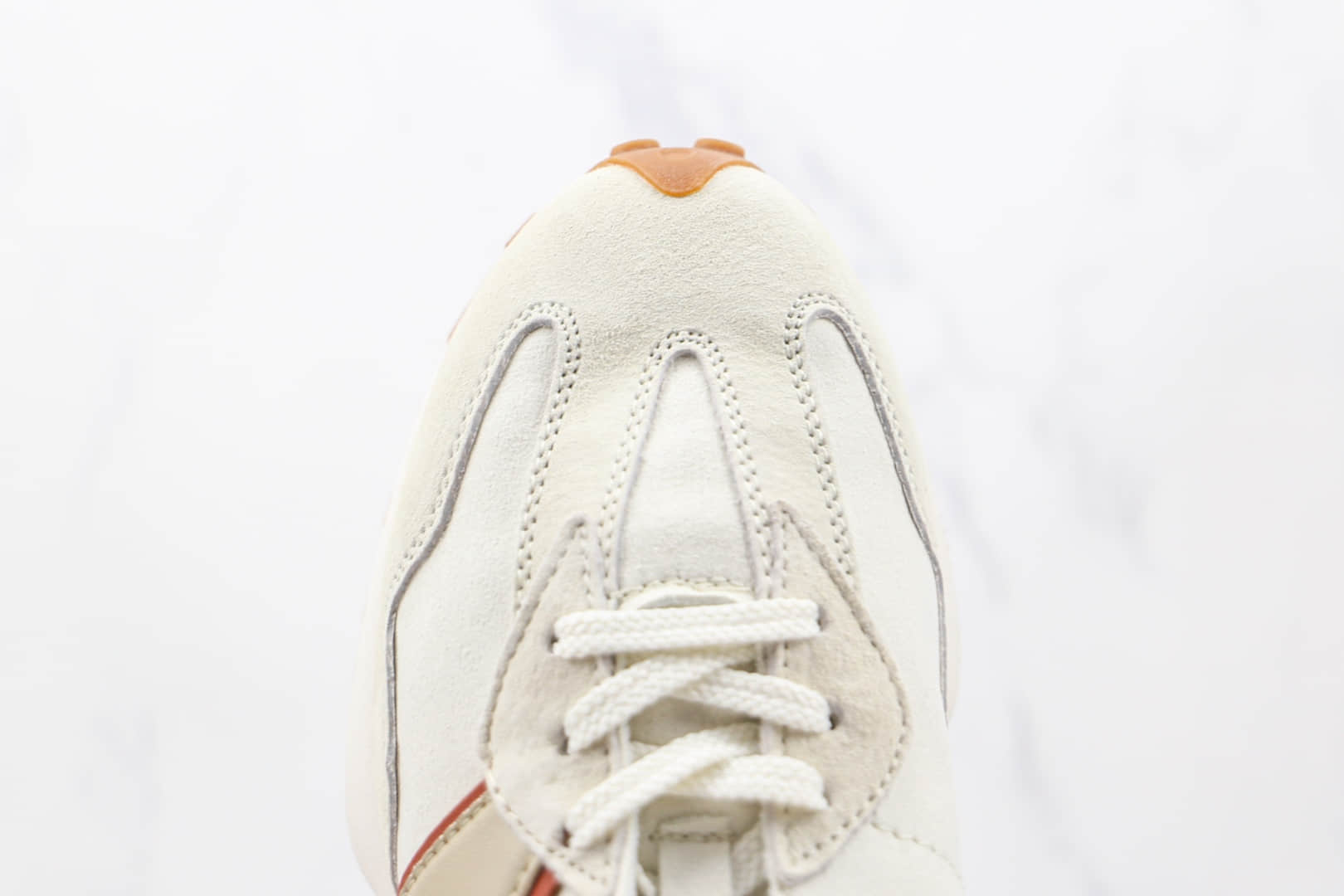 新百伦New Balance 327纯原版本皮面米白褐色NB327老爹鞋原楦头纸板打造 货号:WS327SA