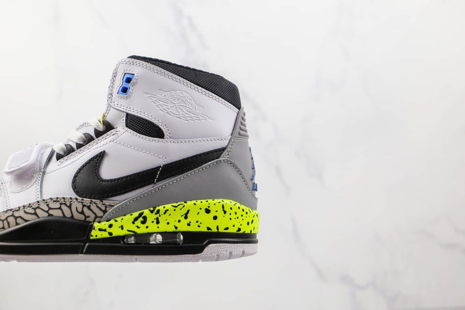 乔丹Air Jordan Legacy 312纯原版本高帮AJ312白黑绿色板鞋原盒原标 货号：AQ4160-107