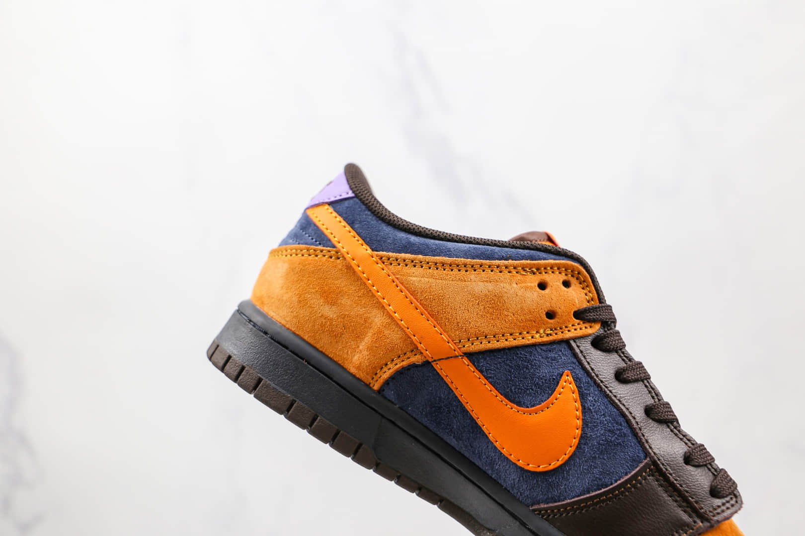 耐克Nike Dunk Low PRM Cider纯原版本低帮DUNK苹果酒褐蓝橙色多彩拼接板鞋原楦头纸板打造 货号:DH0601-001