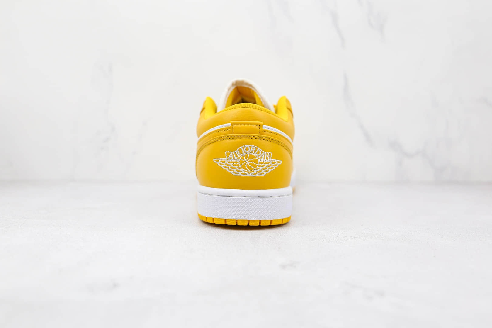 乔丹Air Jordan 1 Low纯原版本低帮AJ1白黄芥末黄板鞋原档案数据开发 货号:553558-171