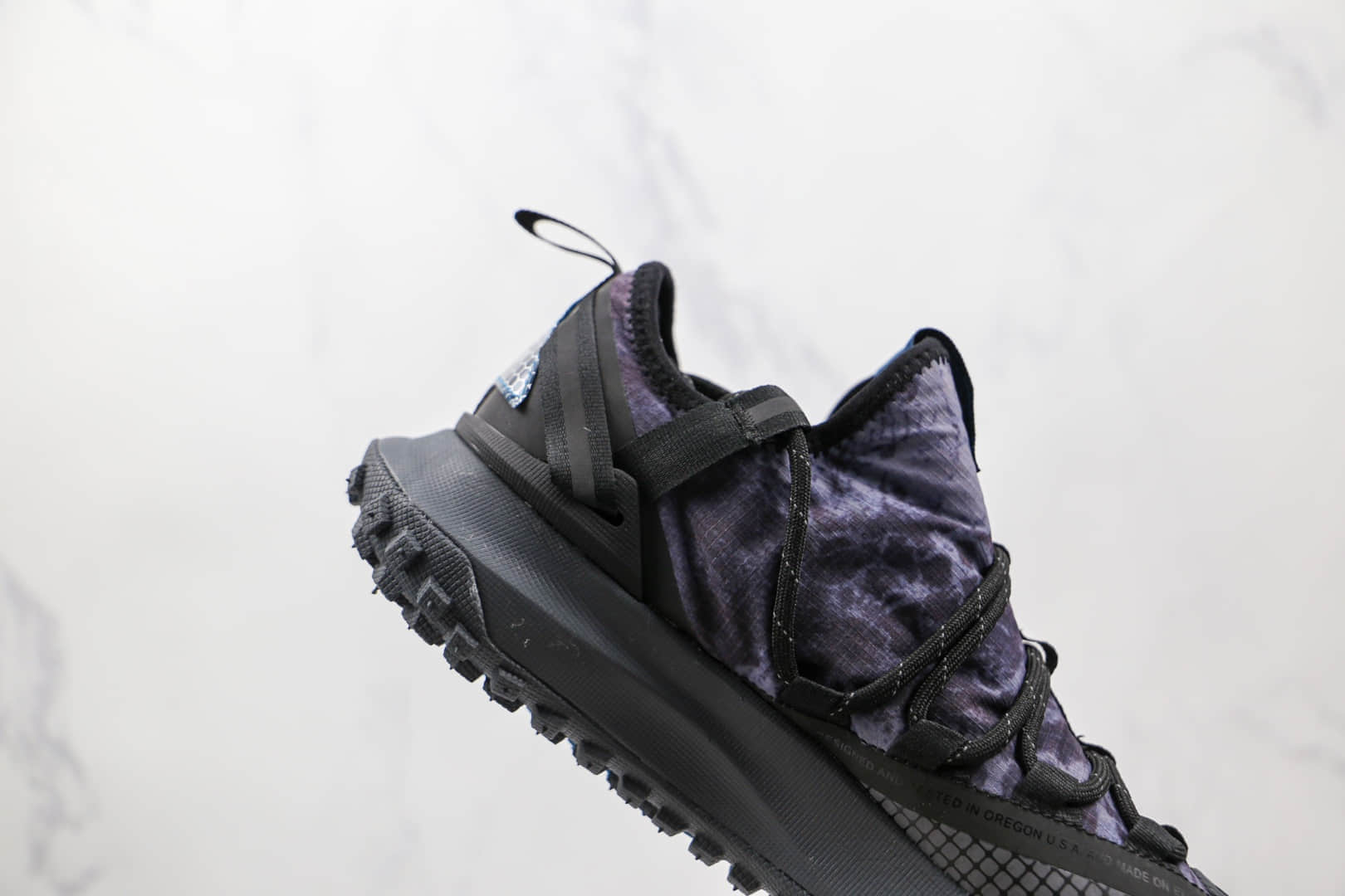 耐克Nike ACG Mountain Fly Low Fossil Stone纯原版本网状黑紫色ACG户外登山鞋原档案数据开发 货号:DC9660-001