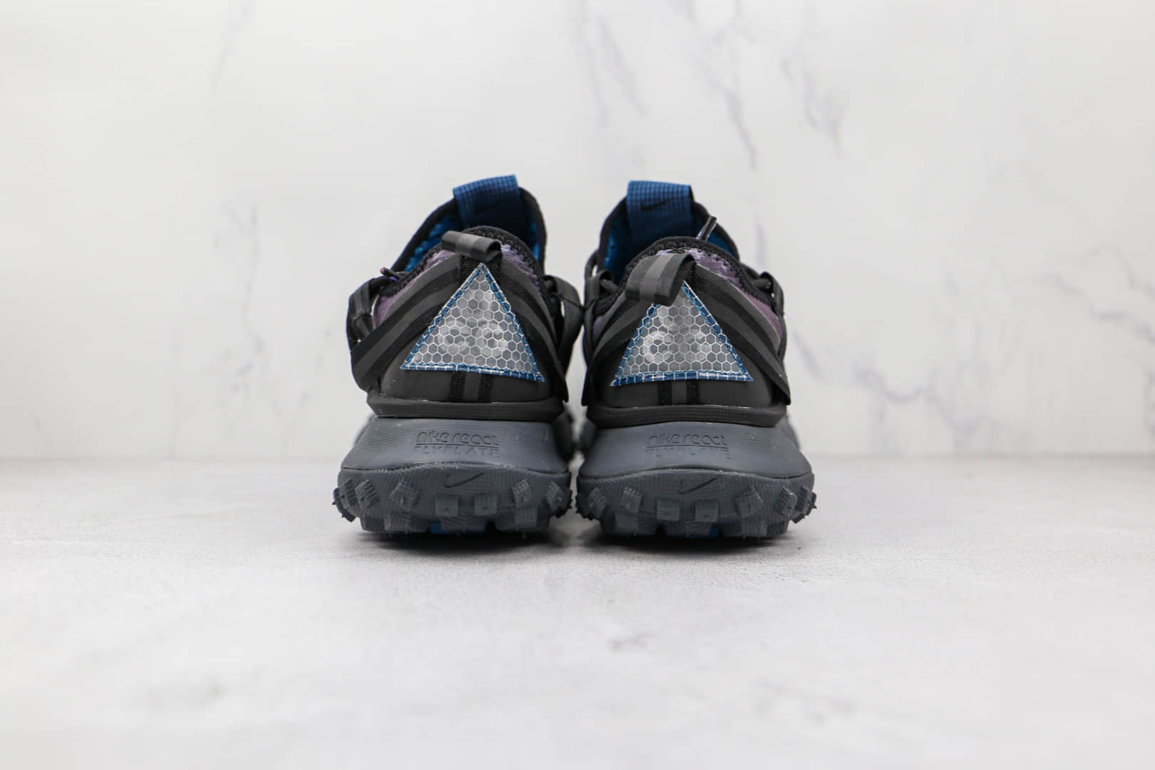 耐克Nike ACG Mountain Fly Low Fossil Stone纯原版本网状黑紫色ACG户外登山鞋原档案数据开发 货号:DC9660-001