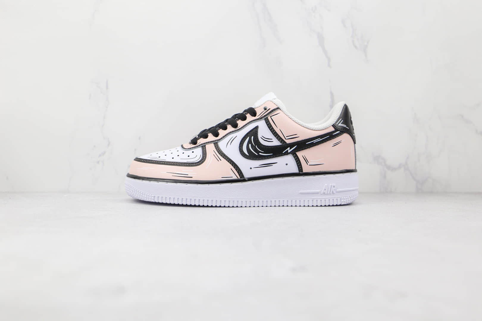 耐克Nike Air Force 1 Low纯原版本低帮空军一号二次元漫画涂鸦板鞋内置气垫 货号:CW2288-213