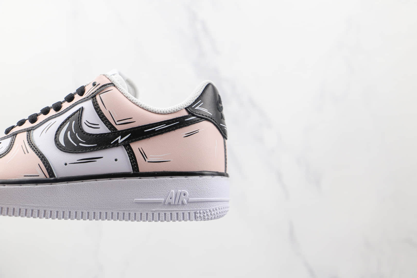 耐克Nike Air Force 1 Low纯原版本低帮空军一号二次元漫画涂鸦板鞋内置气垫 货号:CW2288-213