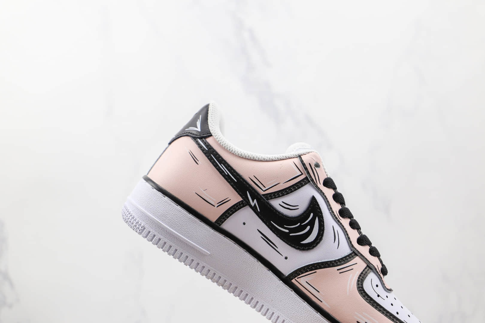 耐克Nike Air Force 1 Low纯原版本低帮空军一号二次元漫画涂鸦板鞋内置气垫 货号:CW2288-213