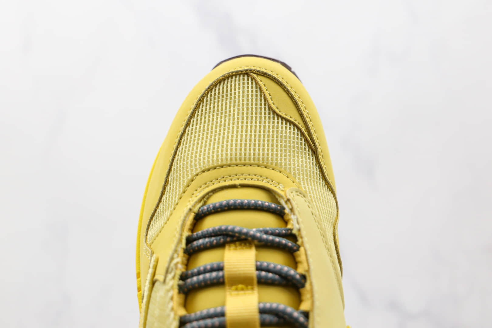 耐克Nike Air Max 1 Cactus Jack x Travis Scott联名款纯原版本柠檬黄色倒勾Max1气垫鞋原楦头纸板打造 货号:DO9392-700