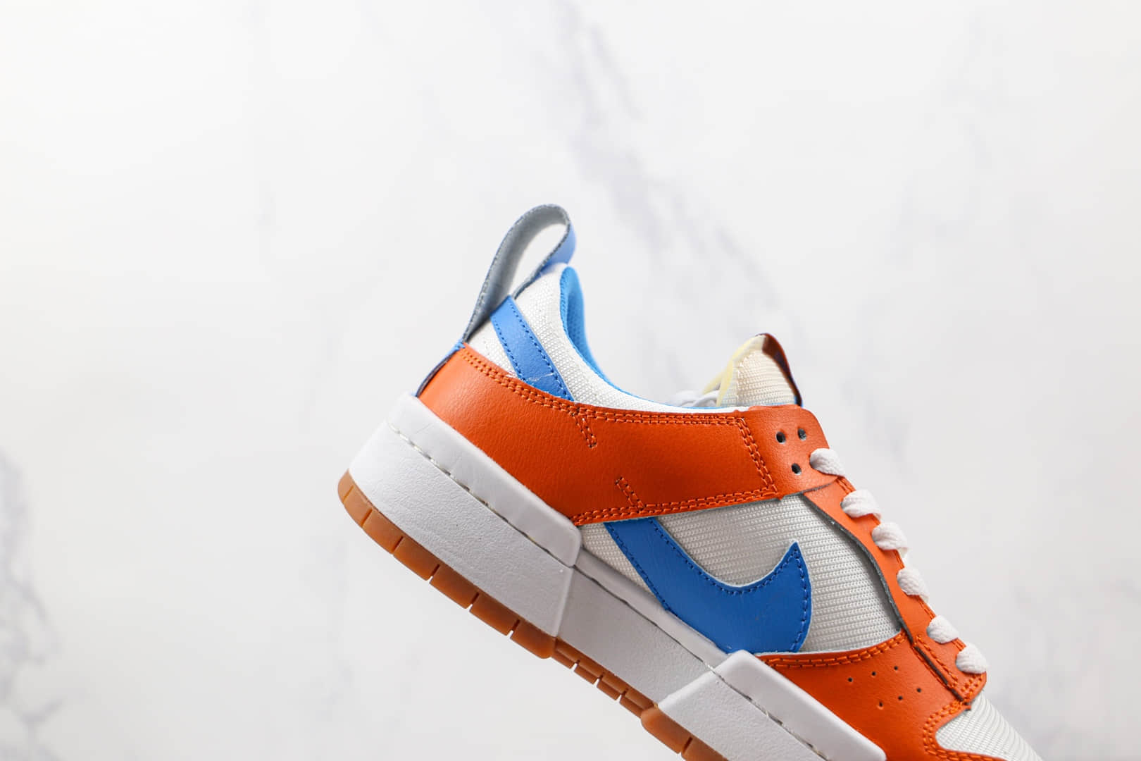 耐克Nike Dunk Low Disrupt纯原版本低帮SB DUNK解构橙蓝色板鞋原楦头纸板打造 货号:CK6654-104