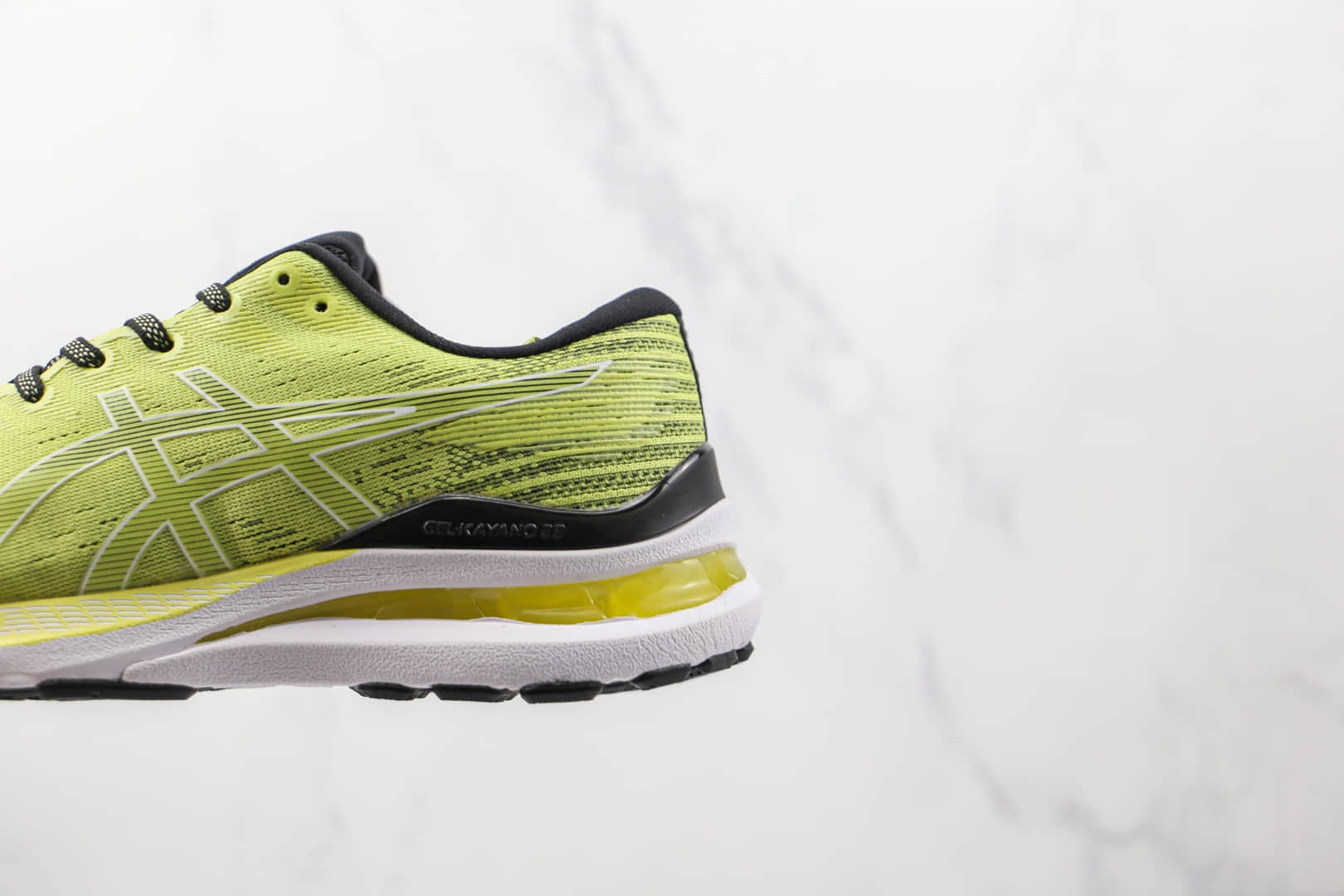 亚瑟士ASICS 21 GEL-KAYANO 28纯原版本黄黑色K28缓震慢跑鞋原盒原标 货号:1011B191-750