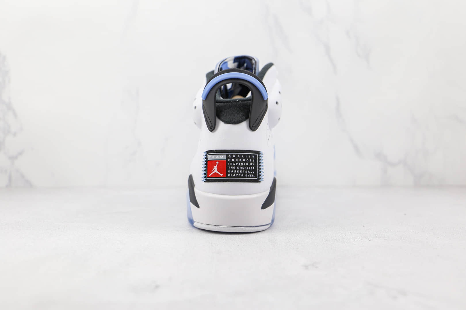 乔丹Air Jordan 6 University Blue纯原版本北卡蓝白蓝色AJ6篮球鞋原楦头纸板打造 货号:CT8529-410