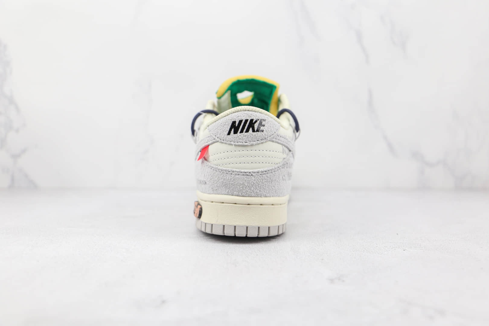 耐克Nike Dunk Low 50 x Off-White联名款纯原版本低帮OW DUNK灰白黑色板鞋原盒原标 货号:DJ0950-115