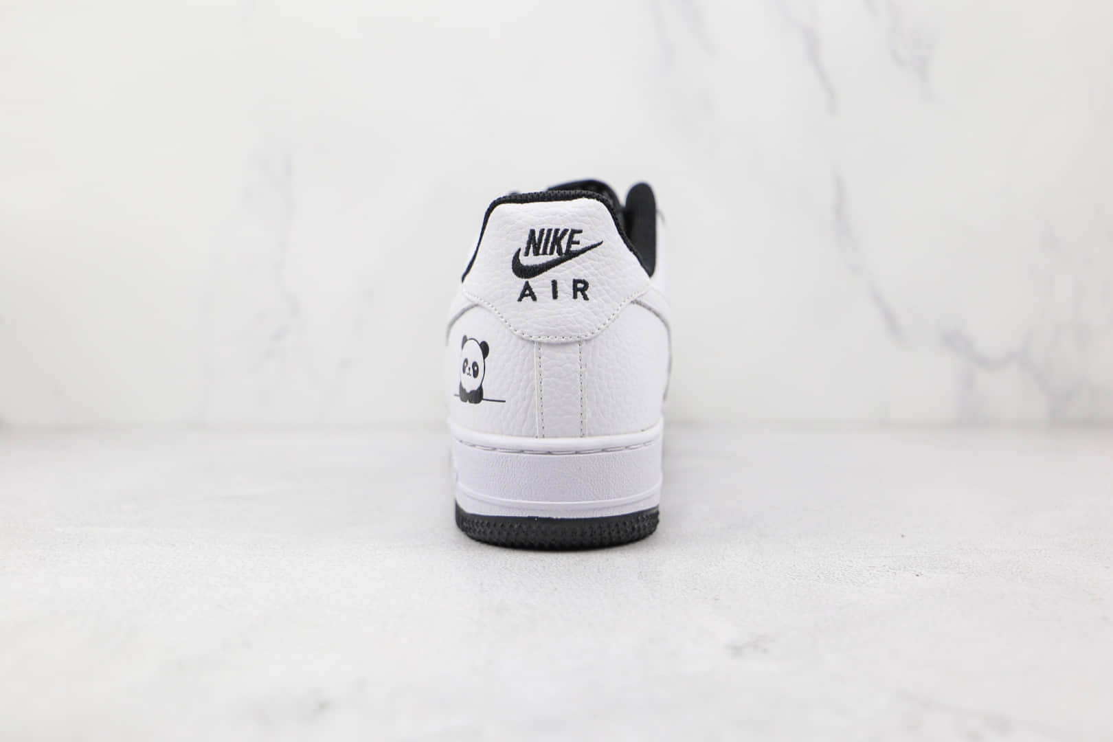 耐克Nike Air Force 1纯原版本低帮空军要好黑白熊猫板鞋内置气垫 货号：554826-116