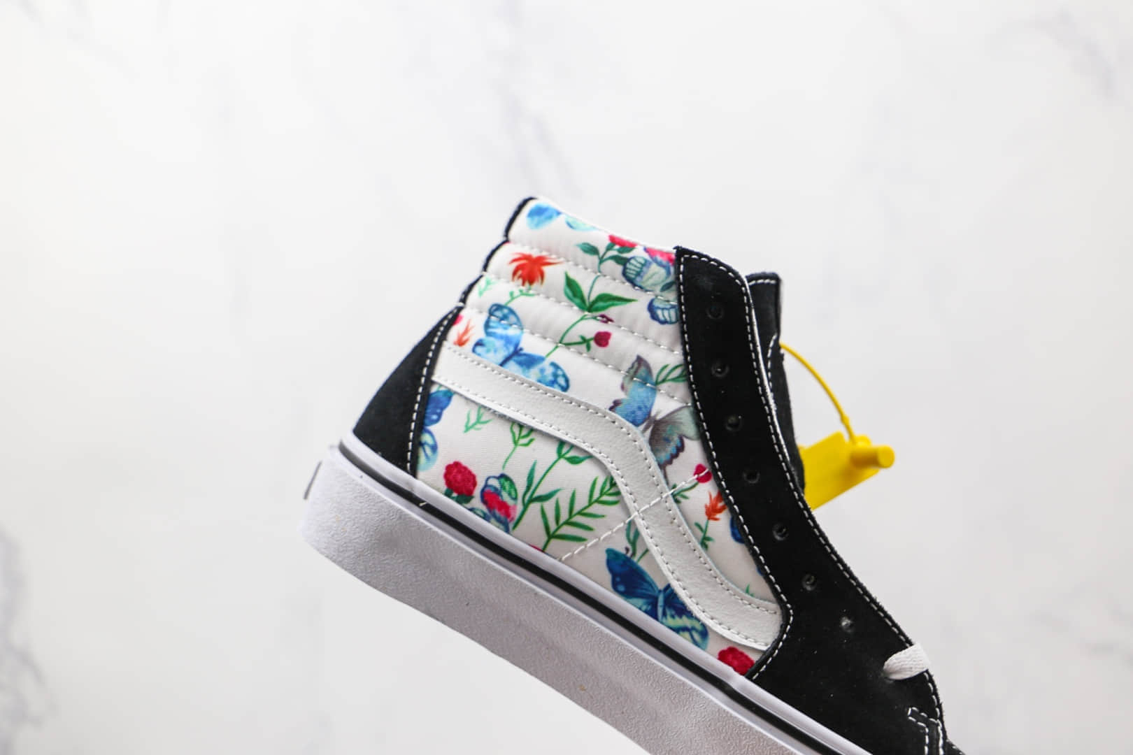 万斯Vans Sk8-Hi公司级版本高帮蝴蝶图案硫化帆布鞋原楦头纸板打造 货号:VN0A5HXVUC0