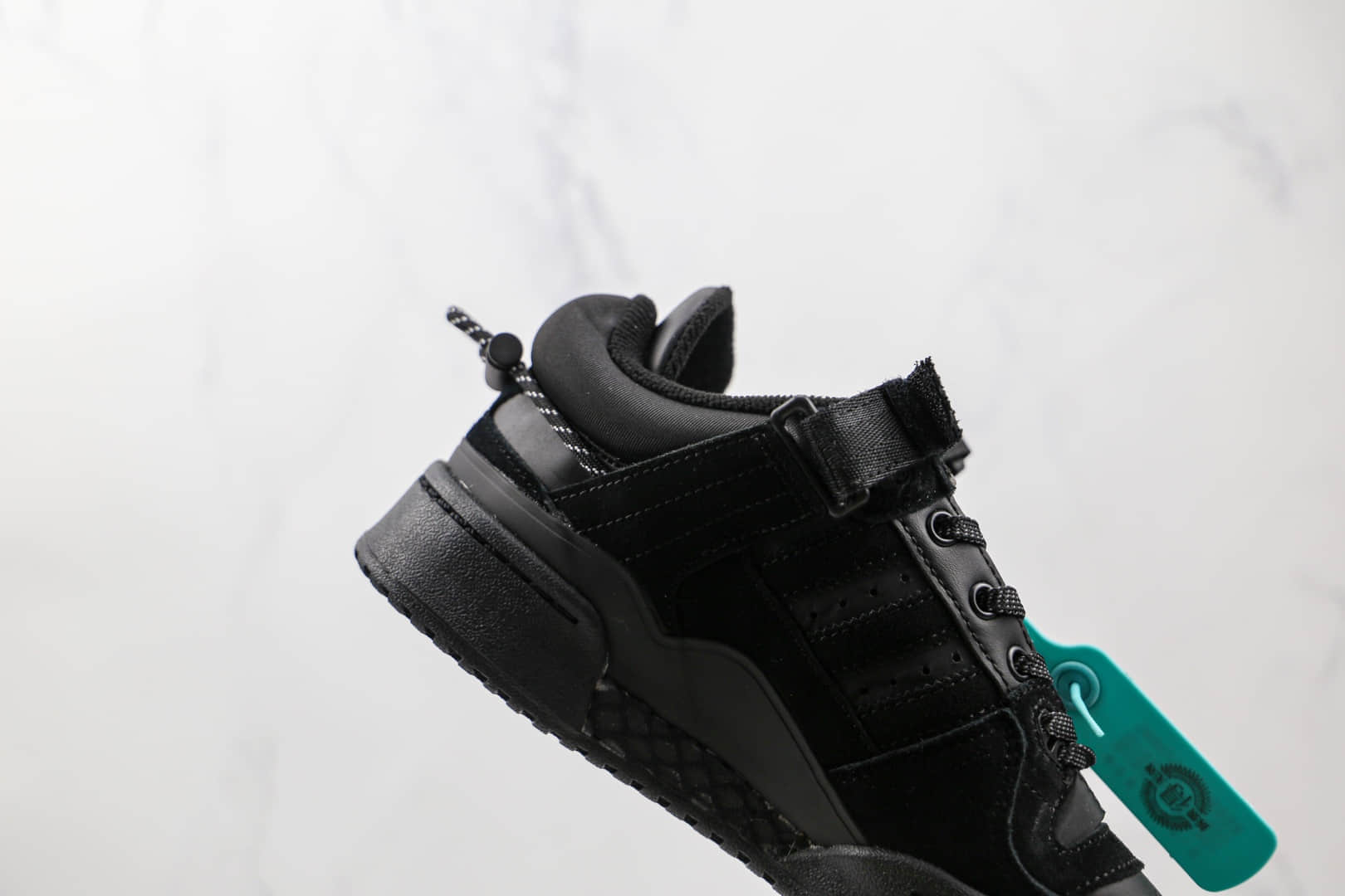 阿迪达斯adidas Forum Low x Bad Bunny联名款纯原版本黑色黑兔板鞋原档案数据开发 货号：GW0266