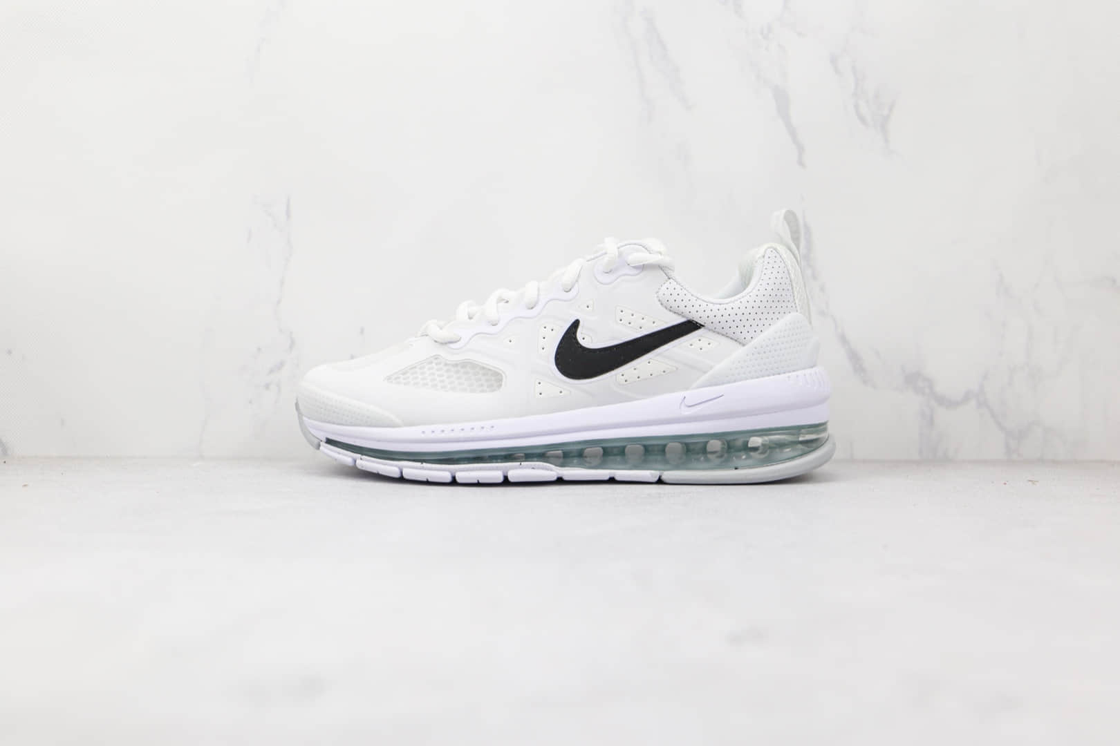 耐克Nike Air Max Genome纯原版本白黑色Genome气垫鞋原楦头纸板打造 货号:CW1648-100
