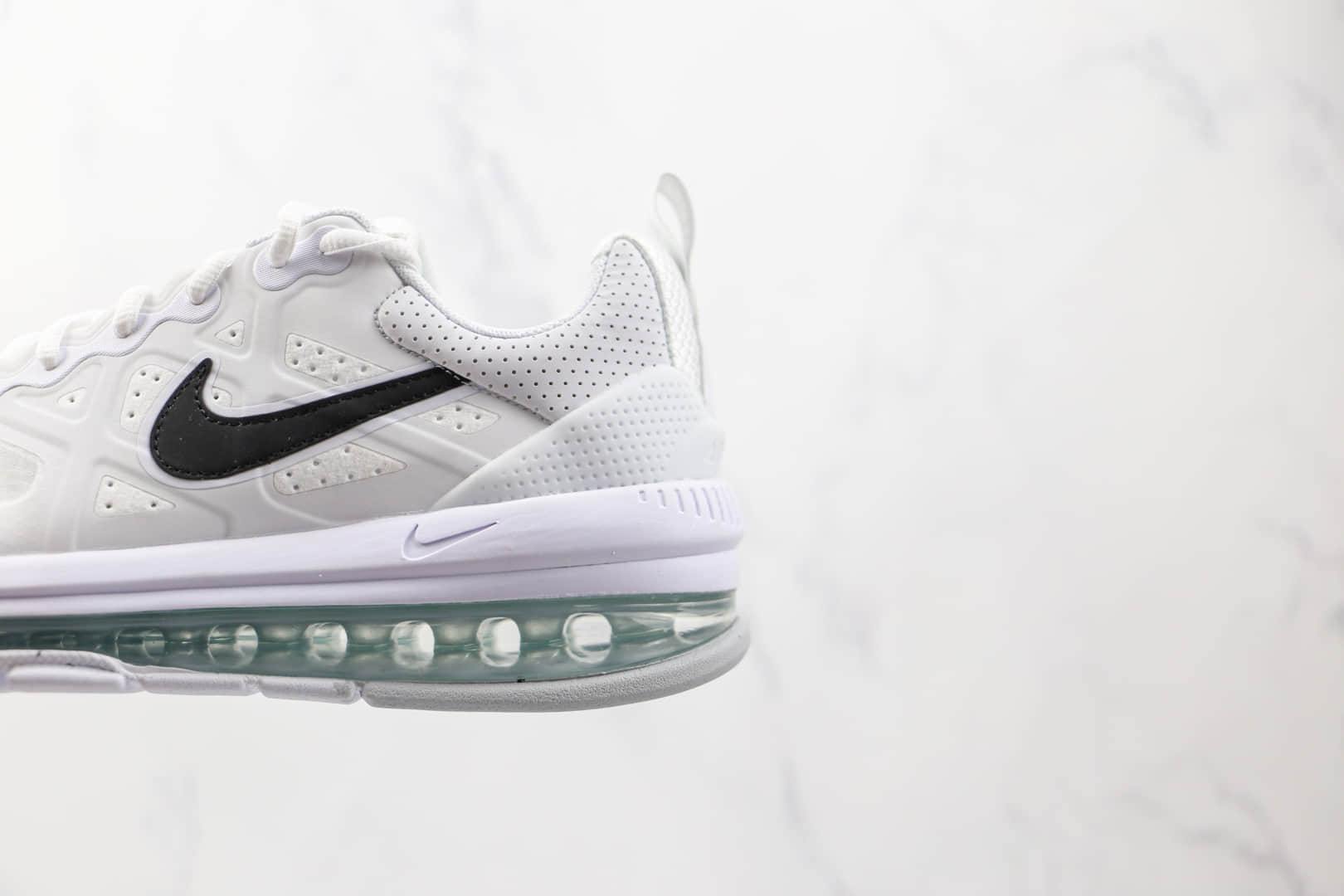 耐克Nike Air Max Genome纯原版本白黑色Genome气垫鞋原楦头纸板打造 货号:CW1648-100