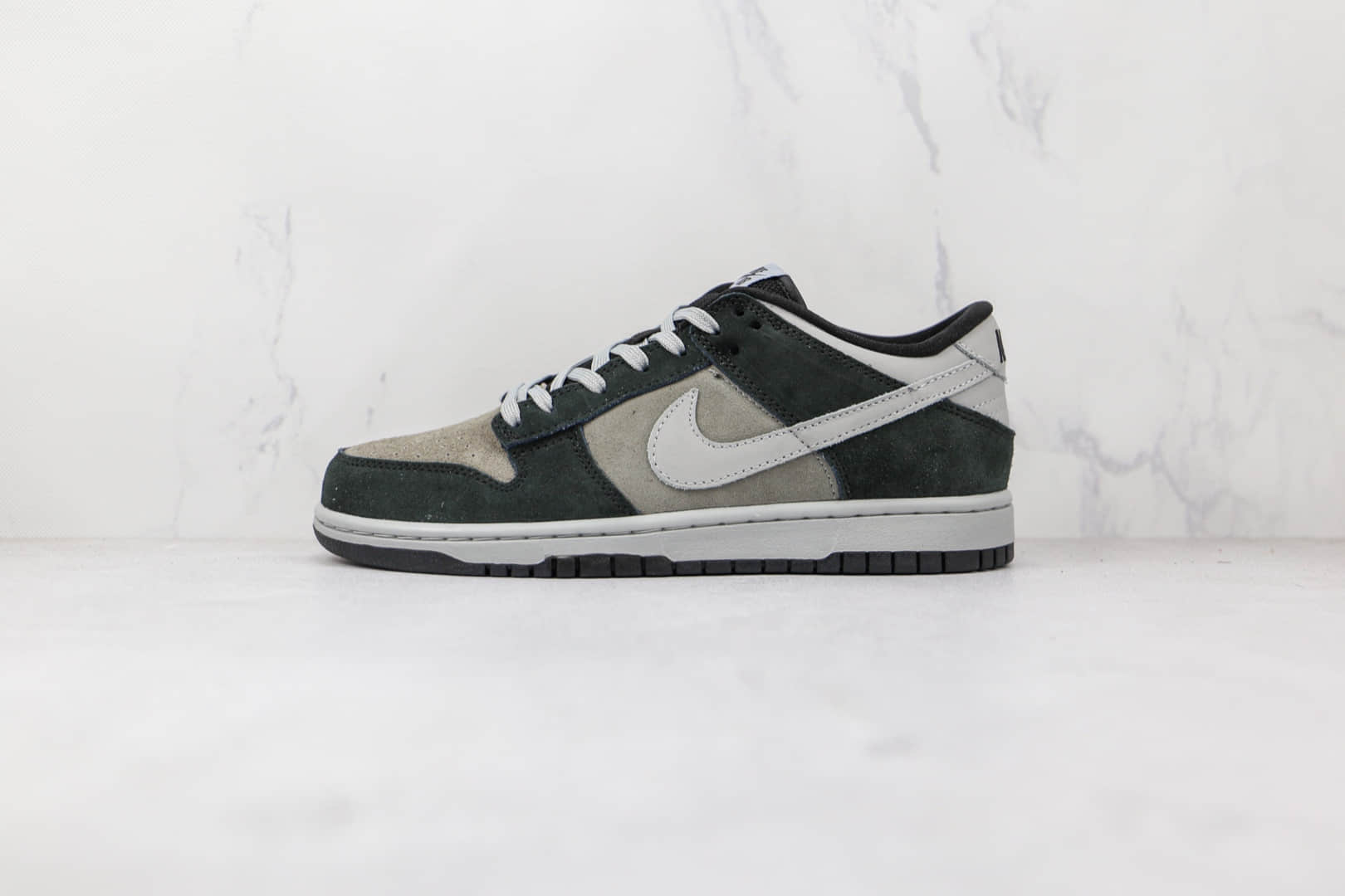 耐克Nike Dunk Low Retro PRM Zebra Anthracite纯原版本低帮SB DUNK麂皮碳黑灰色板鞋原档案数据开发 货号:DH7913-001