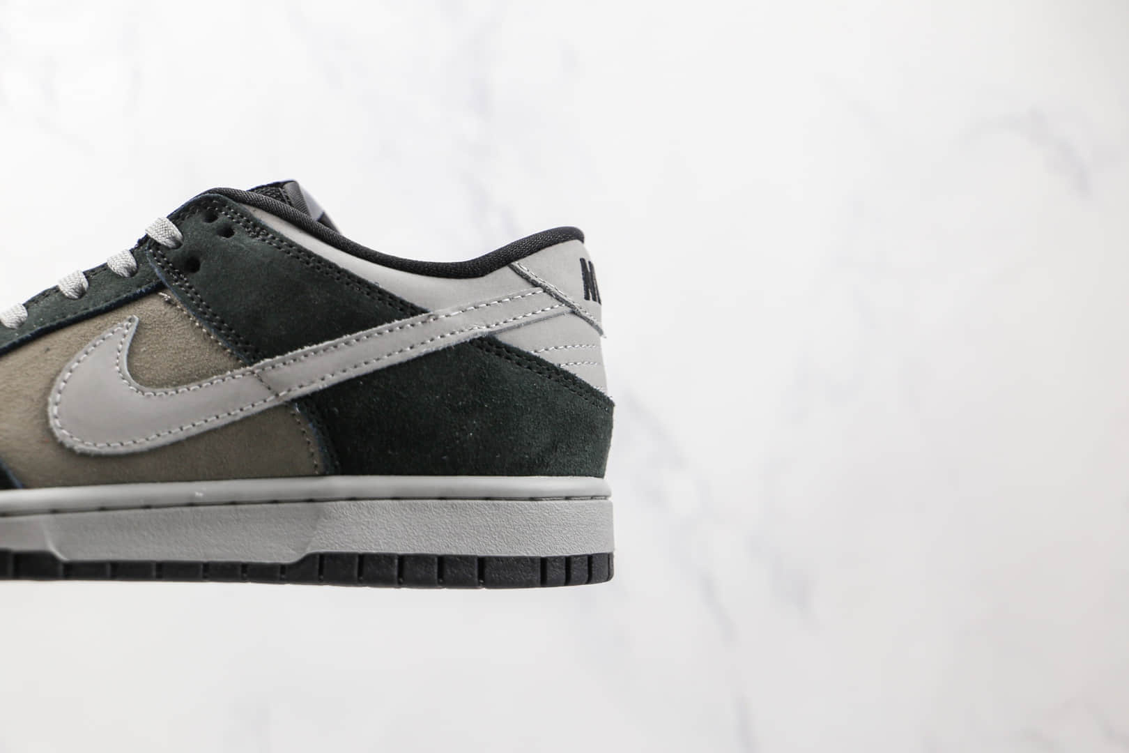 耐克Nike Dunk Low Retro PRM Zebra Anthracite纯原版本低帮SB DUNK麂皮碳黑灰色板鞋原档案数据开发 货号:DH7913-001