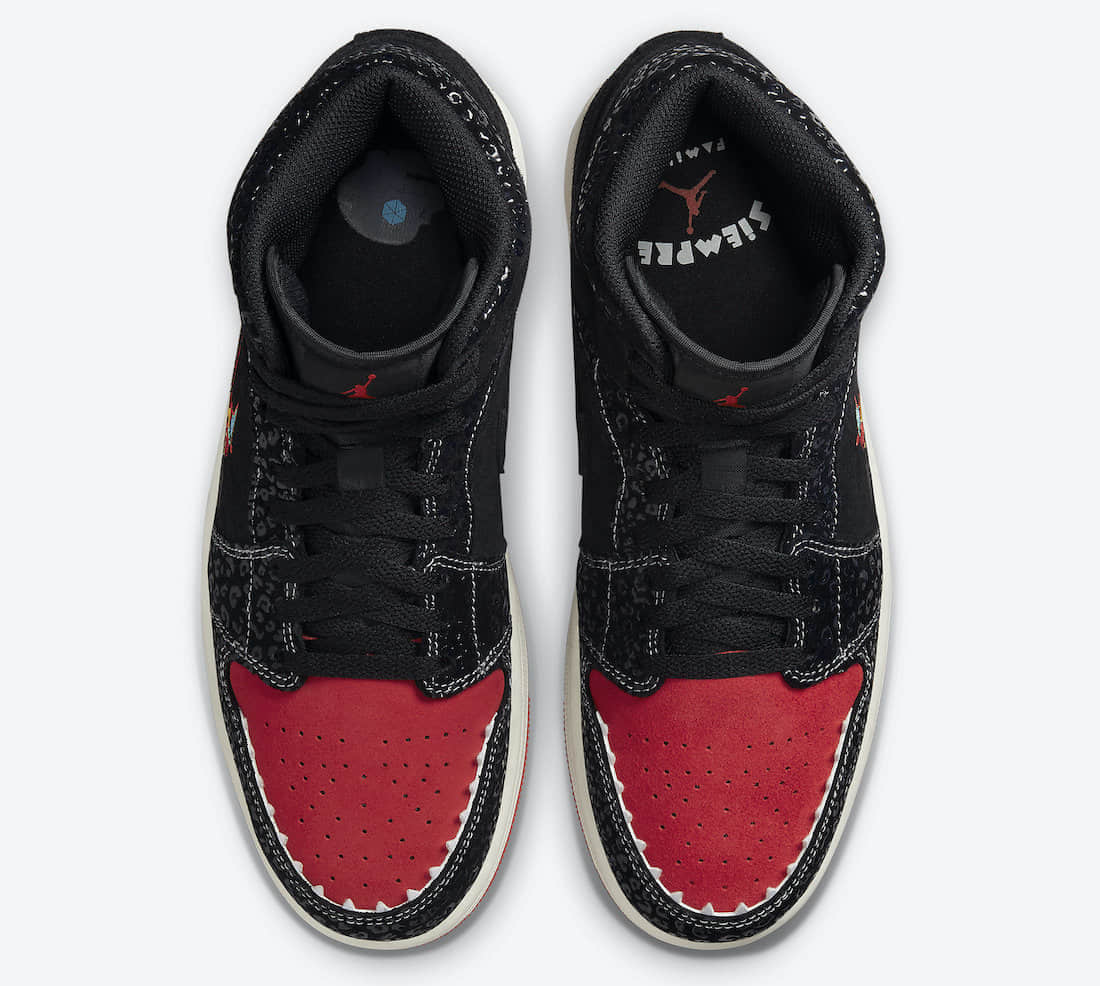 “亡灵节”主题!全新AJ1 Mid官图释出! 货号:DN4904-001