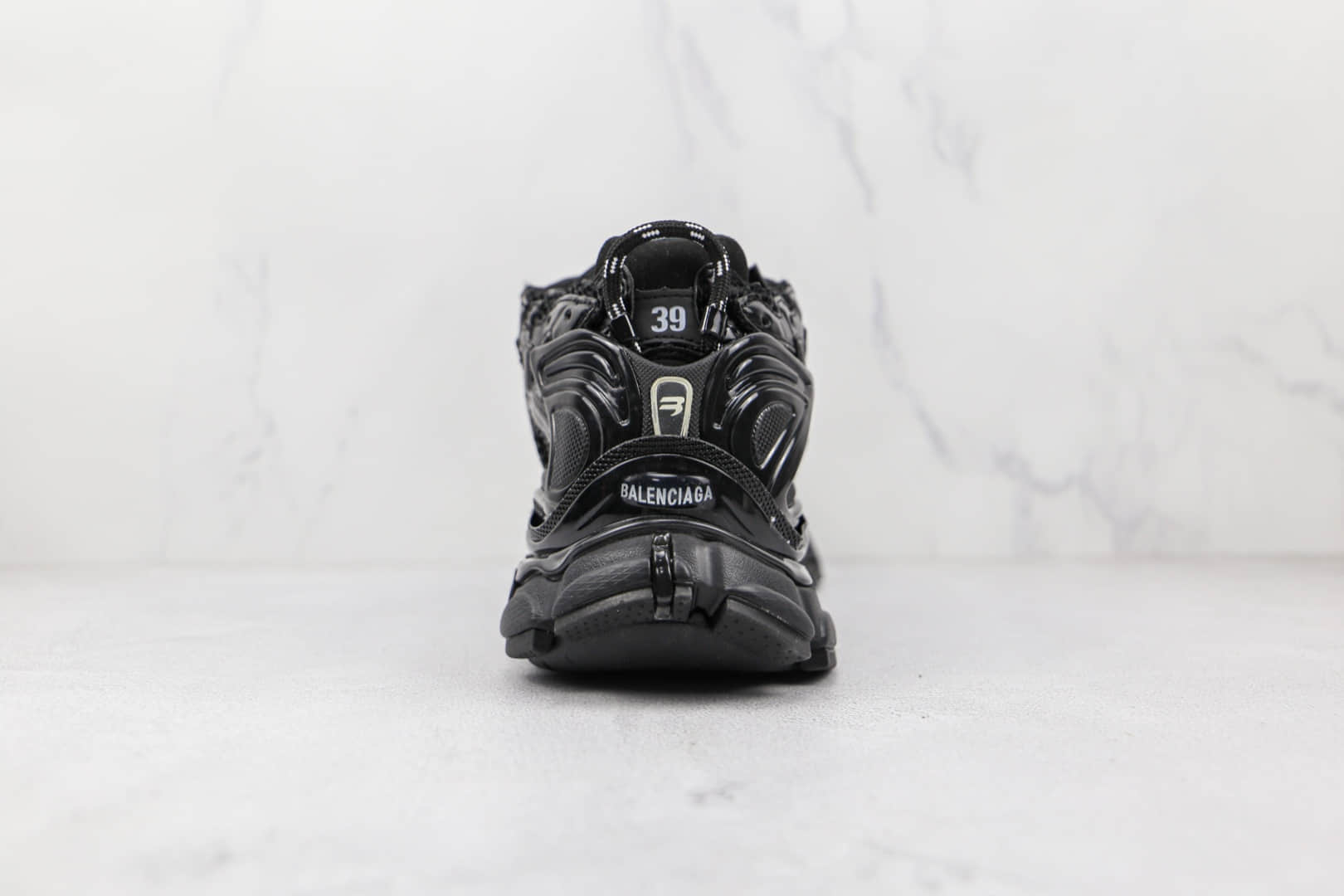 巴黎世家Balenciaga Runner纯原版本七代黑色复古做旧老爹鞋原档案数据开发原盒原标