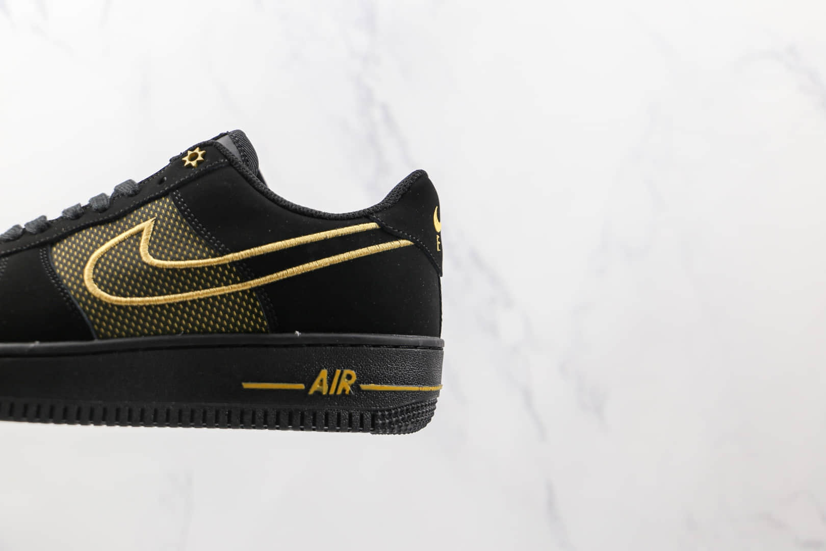 耐克Nike Air Force 1 Low Legendary纯原版本低帮空军一号网面黑金色板鞋内置气垫 货号:DM8077-001