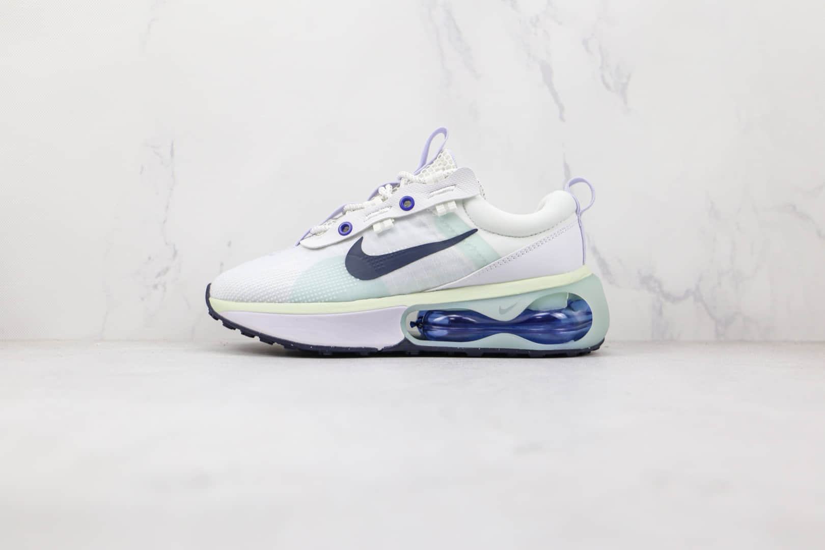 耐克Nike Air Max 2021纯原版本白蓝色Max2021半掌气垫鞋原档案数据开发 货号:DA1923-100