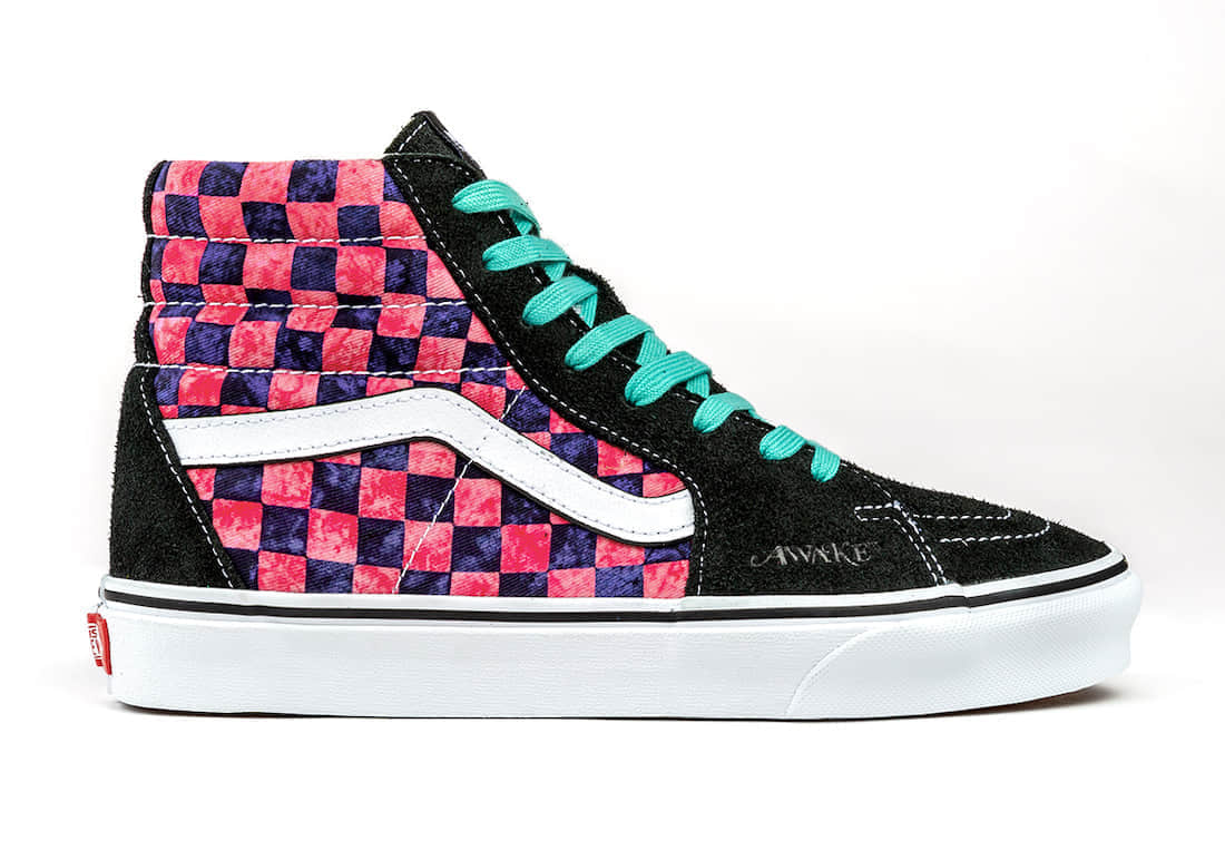 Awake NY x Vans Sk8-Hi联名来袭!棋盘格看花眼!