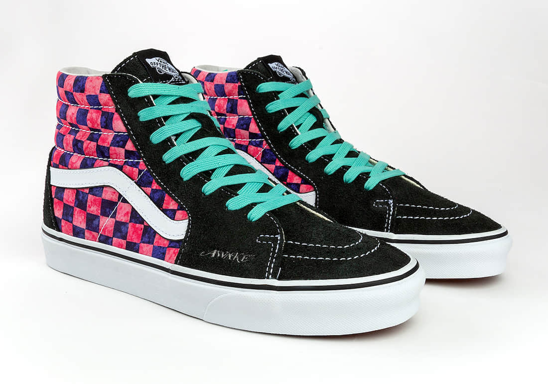 Awake NY x Vans Sk8-Hi联名来袭!棋盘格看花眼!