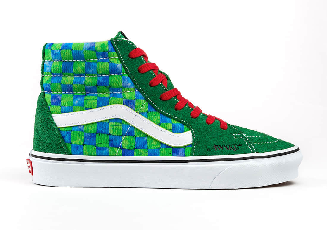 Awake NY x Vans Sk8-Hi联名来袭!棋盘格看花眼!