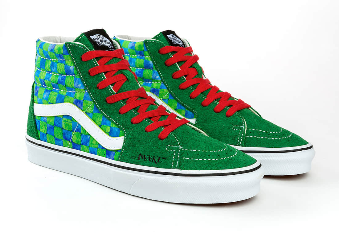 Awake NY x Vans Sk8-Hi联名来袭!棋盘格看花眼!