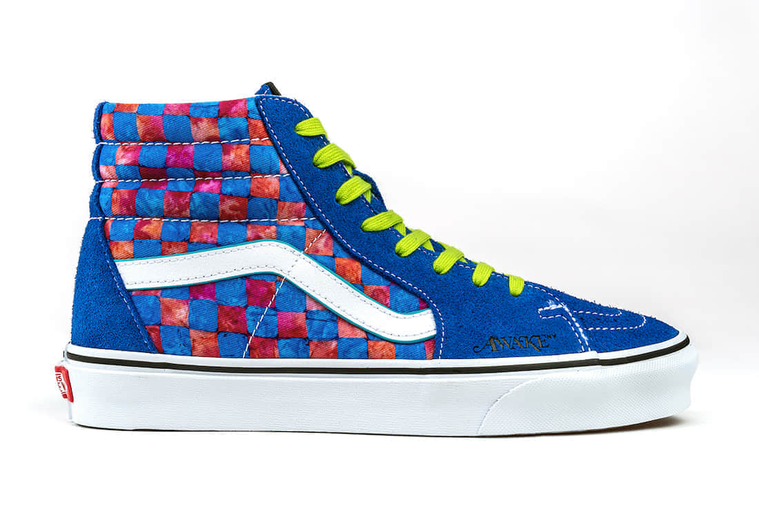 Awake NY x Vans Sk8-Hi联名来袭!棋盘格看花眼!