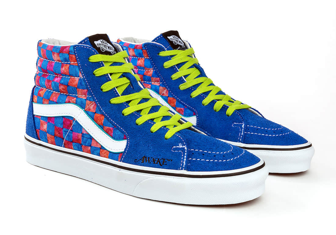 Awake NY x Vans Sk8-Hi联名来袭!棋盘格看花眼!