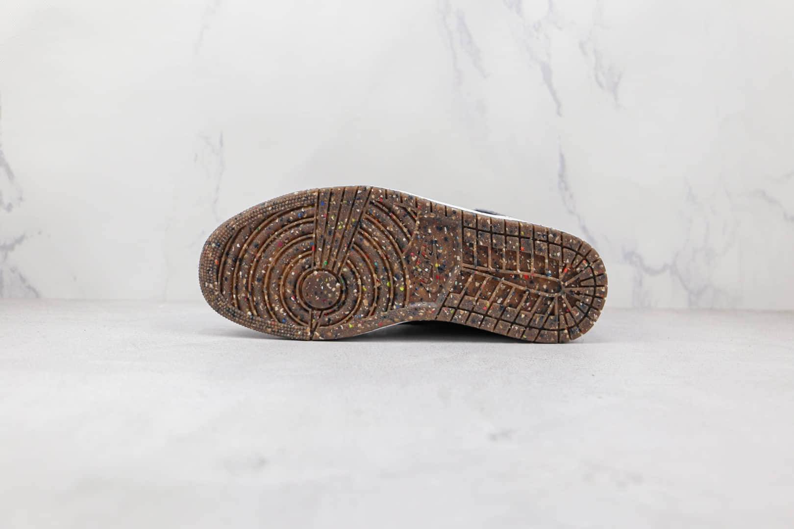 乔丹Air Jordan 1 Mid Crater纯原版本中帮AJ1再生材料黑色篮球鞋原楦头纸板打造 货号:DM3529-001