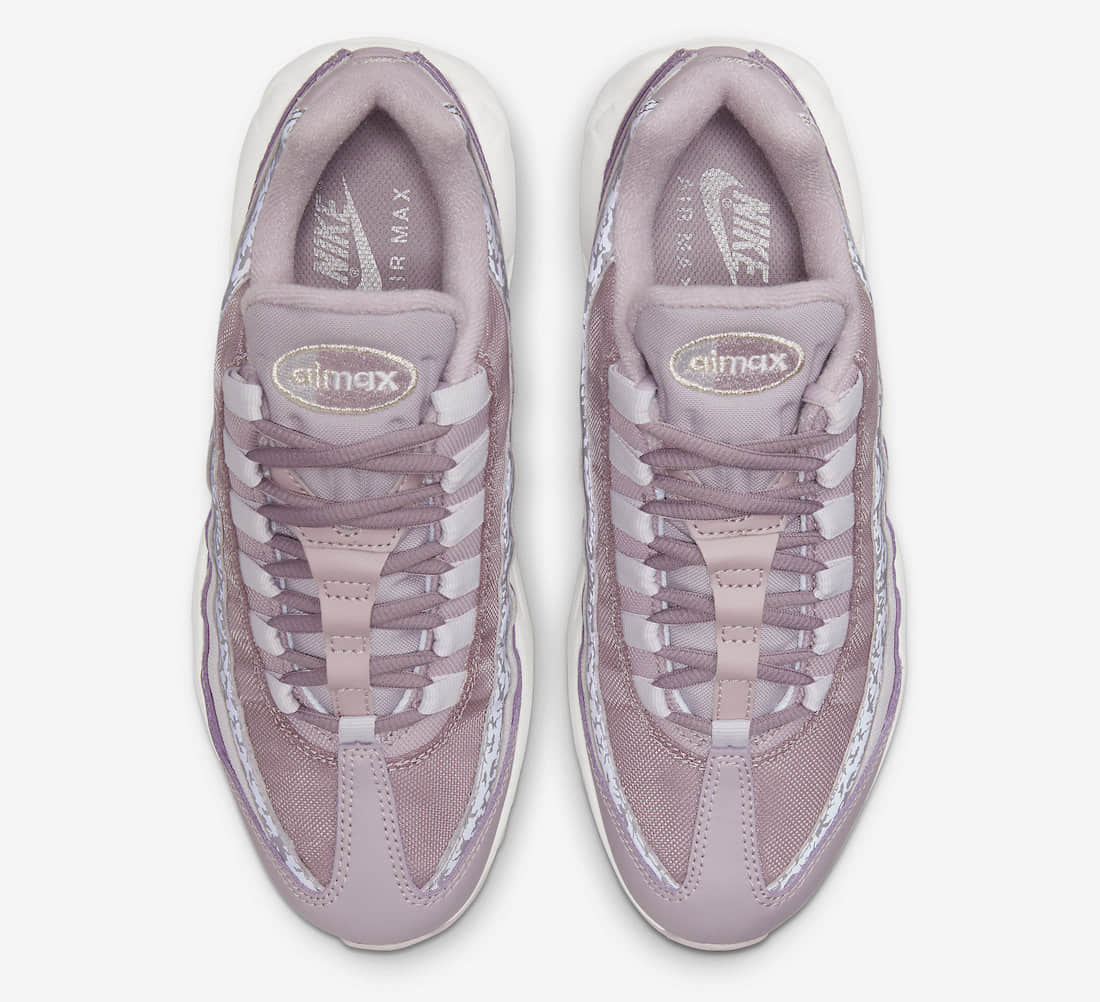 粉红迷彩!耐克复古跑鞋Air Max 95新配色曝光! 货号:DC9474-500
