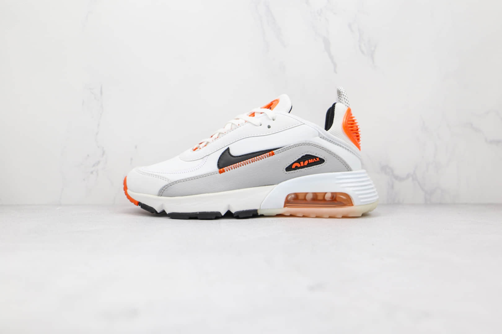 耐克Nike Air Max 2090纯原版本白黑橙色Max2090气垫鞋原楦头纸板打造 货号:DH8309-100