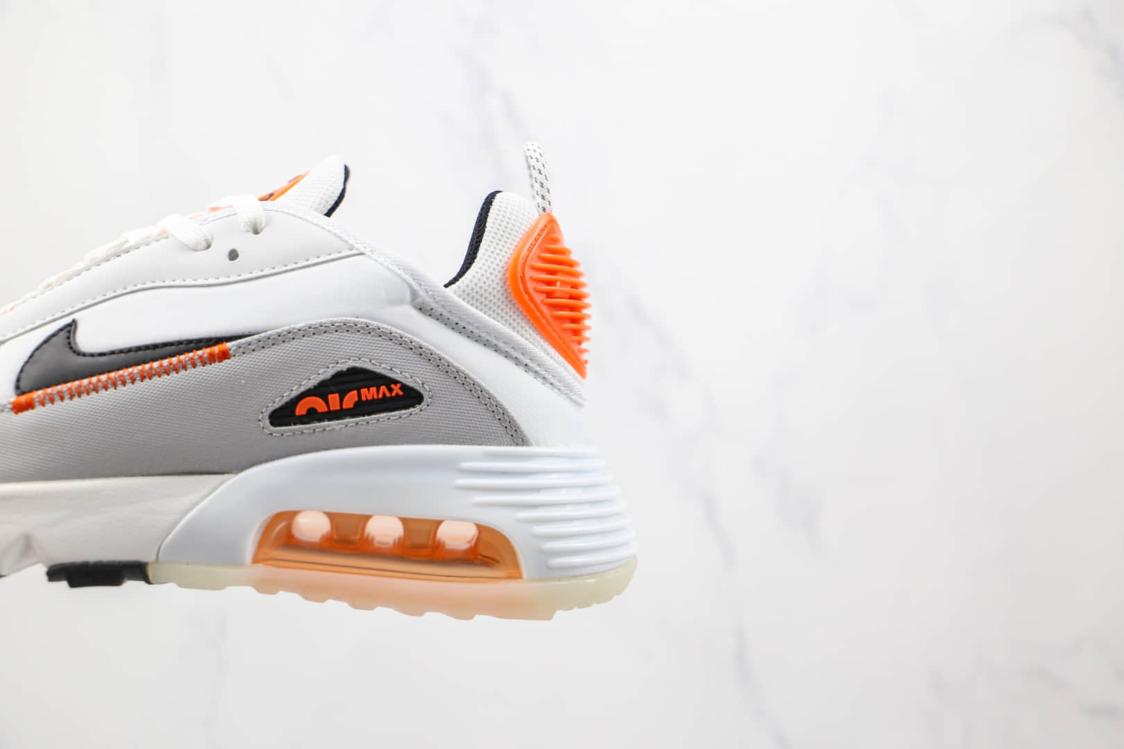 耐克Nike Air Max 2090纯原版本白黑橙色Max2090气垫鞋原楦头纸板打造 货号:DH8309-100