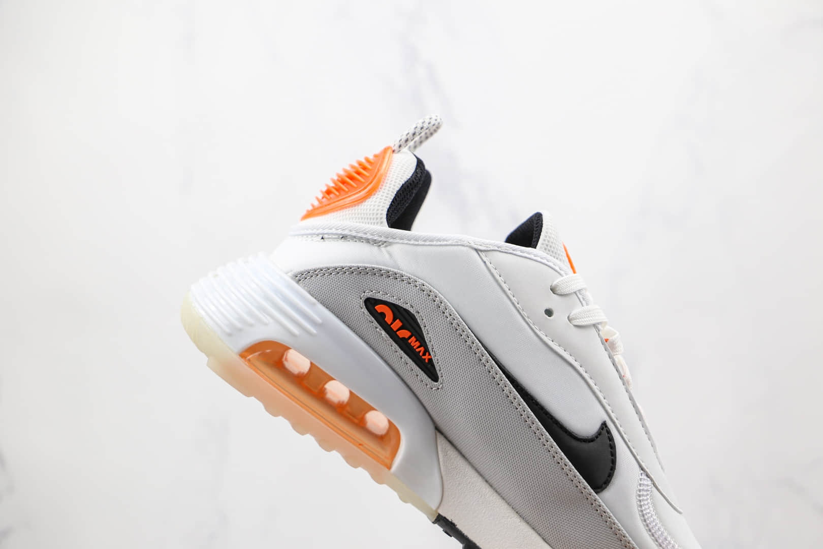 耐克Nike Air Max 2090纯原版本白黑橙色Max2090气垫鞋原楦头纸板打造 货号:DH8309-100