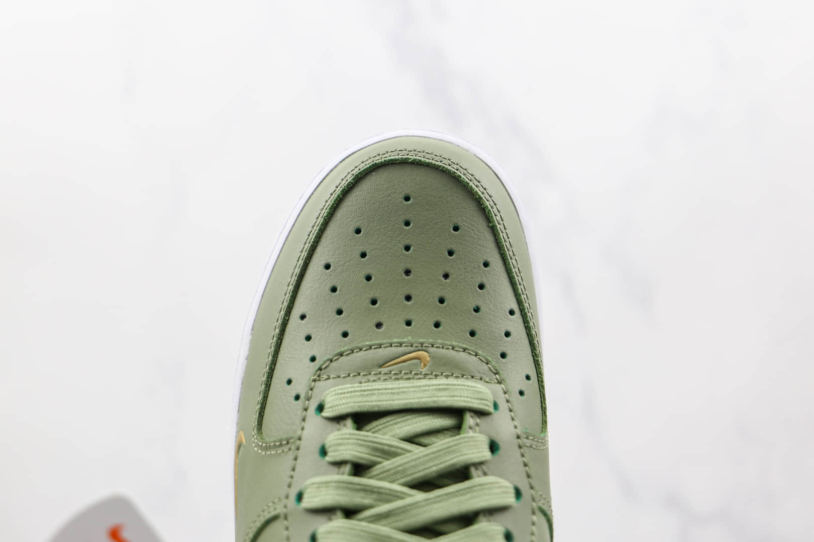 耐克Nike Air Force 1‘07 LV8纯原版本低帮空军一号橄榄绿黑钩板鞋内置气垫 货号:DA8481-300