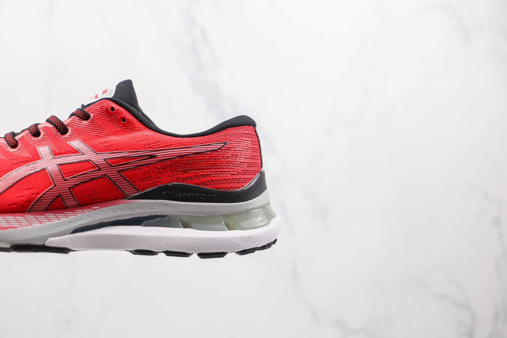 亚瑟士ASICS GEL-KAYANO 28纯原版本黑红色K28缓震慢跑鞋原盒原标 货号:1011B189-600