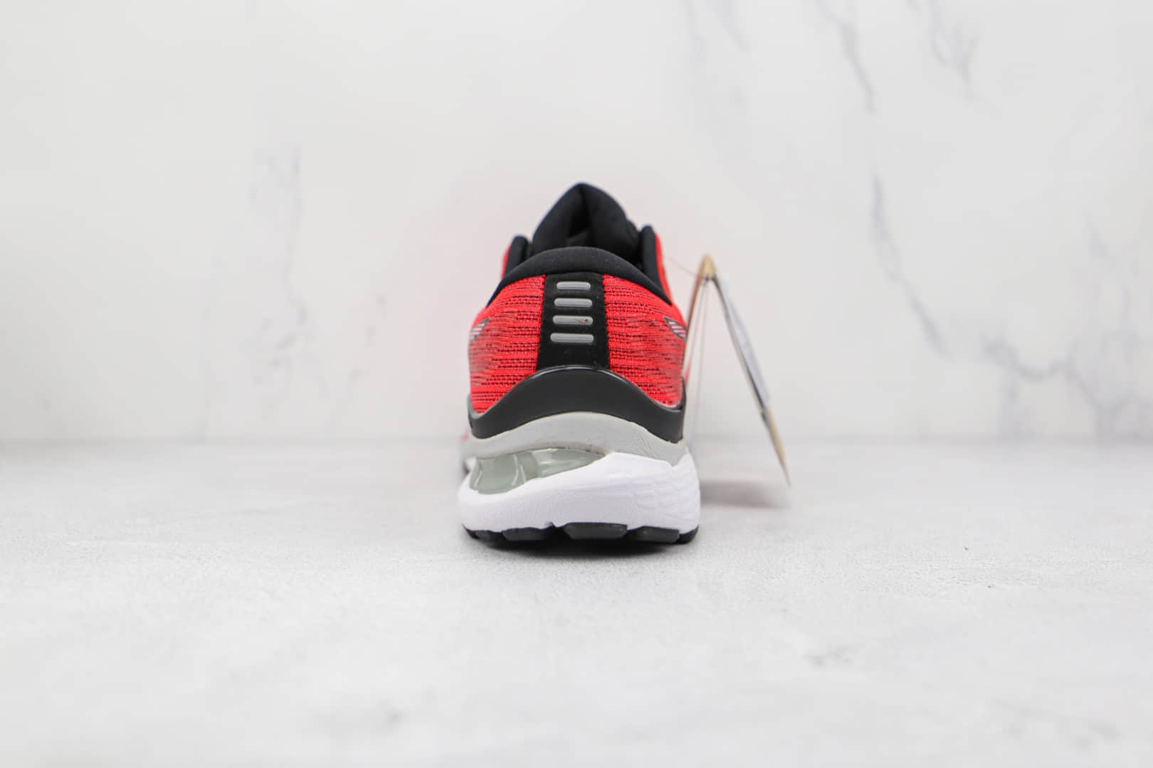 亚瑟士ASICS GEL-KAYANO 28纯原版本黑红色K28缓震慢跑鞋原盒原标 货号:1011B189-600